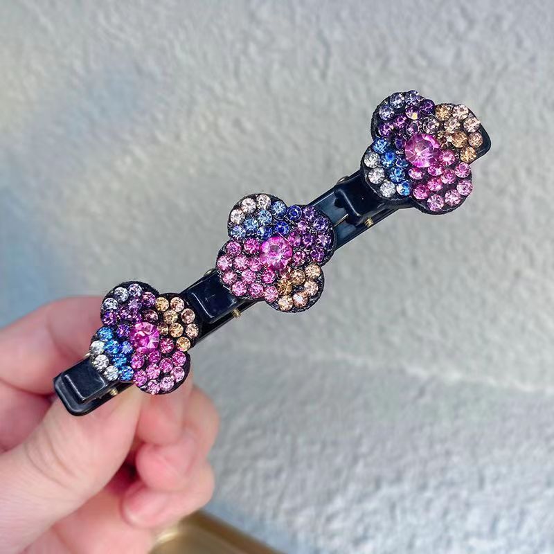 2+2 Free |Crystal-Decorated Hair Clips